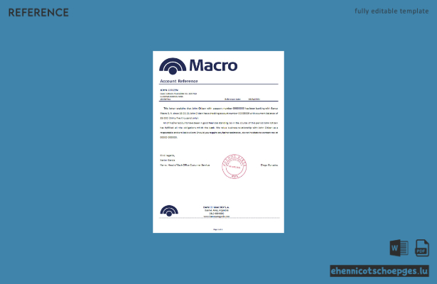 Argentina Banco Macro Referenzbeispiel-Vorschau